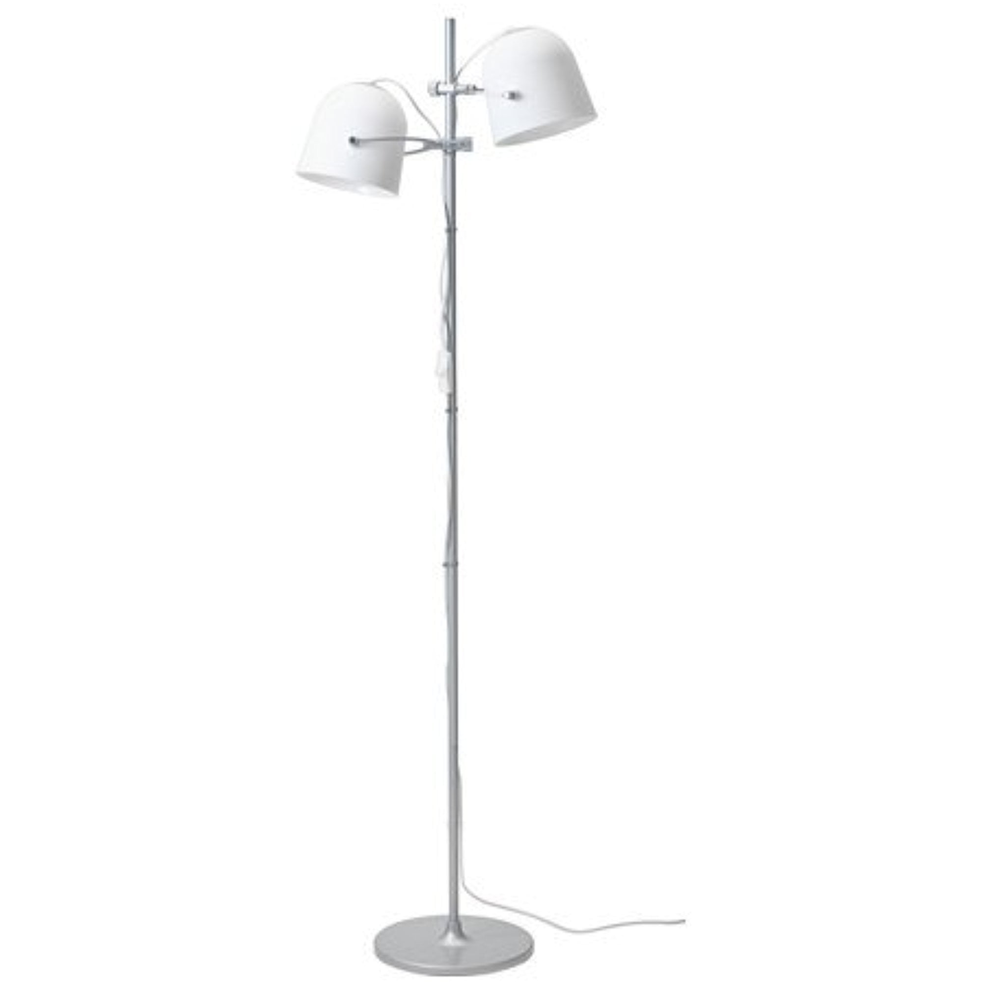 Ikea Floor Lamp With 2 Shades White, Battery Operated Floor Lamps Ikea