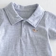 thumbnail image 4 of Odeerbi Niños Niñas Tenis Bodysuit Lindo Bordado Manga Corta Cuello Algodón Golf Bodysuits, 4 of 7