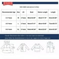 thumbnail image 3 of Baby Delas!1-8 Years Toddler Raincoats for Boys Girls,Waterpoof Rainwear for Kids with Hooded,Solid Zipper Rain Jacket Girls,Kids Coat Fall Winter School Outfit Outwear,Toddler Rain Suit, 3 of 6