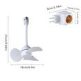 thumbnail image 2 of Ceiling Fan with Light - Strong Airflow, Low Noise, 360° Adjustable, Easy Installation, ABS Material, Suitable for Bedroom/Living Room, 2 of 2