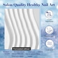 thumbnail image 4 of Azurebeauty 4 Colors Acrylic Dipping Powder Nail Kit, White Navy Blue Glitter Dip Powder Set with Base Coat, Top Coat & Activator, DIY French Manicure Nail Art Kit for Women, 4 of 8