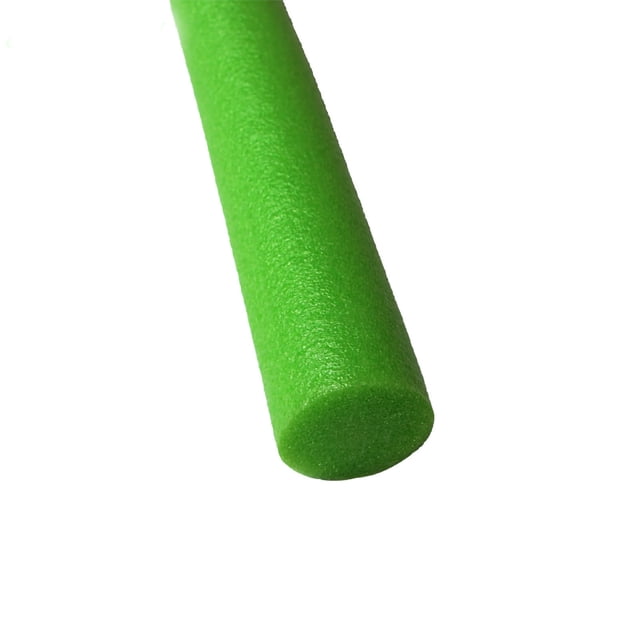 Palo de espuma flotante para natación EPE 7 cm, palo redondo respetuoso con el medio ambiente, accesorios para piscina para niños y adultos, verde