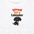 thumbnail image 4 of Inktastic Labrador Retriever Dog Black Lab Girls Baby Dress, 4 of 5