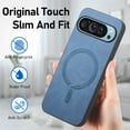 thumbnail image 5 of Allytechgroup Slim Magnetic Case for Google Pixel 7A, Wireless Charging Support Anti-Scratch Minimalist Shockproof Back Cover Phone Case for Women Men, Blue, 5 of 7
