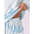 thumbnail image 4 of DARING DIVA Women's Tie Dye Tops with Shorts Pajamas Sets XS Blue, 4 of 6