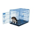 Aspen Pet Puppy 2Door Training Crate, Blue