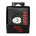 thumbnail image 7 of Friday The 13th Jason Mask Men's Black Bifold Wallet, 7 of 7