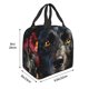 thumbnail image 3 of Disketp Colorful Floral Black Dog Bolsa Térmica para Almuerzo para Hombre y Mujer, Ideal para Trabajo, Senderismo y Picnic, 3 of 8