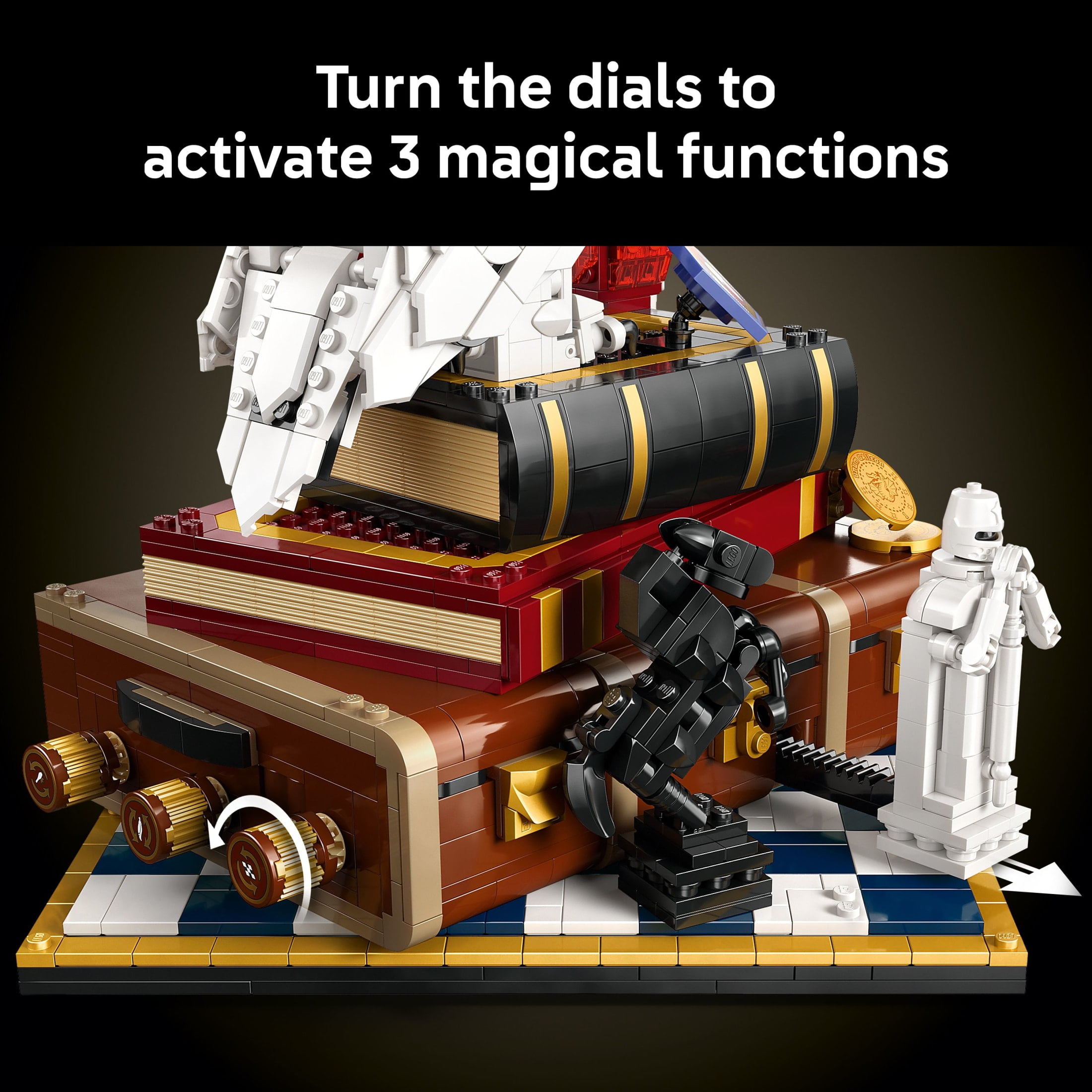 LEGO Harry Potter Sorcerer’s Stone – Collectors’ Edition Building Set for Adults - DIY Craft Kit for Women & Men, Ages 18+ - Buildable Hedwig & 3 Minifigures - Gift Idea for Birthdays - 76466