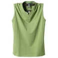 thumbnail image 4 of Wotryit Mens Shirts,Men's Tagless Workout Gym Muscle Running Hiking Active Tank Top Sleeveless T Shirts,Shirts for Men,Workout Shirts for Men(Color:Green,Size:5XL), 4 of 4