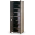 thumbnail image 3 of Anthea Dark Brown Four-door Shoe Cabinet, 3 of 5