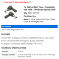 thumbnail image 2 of Tie Rod End Set 2 Piece - Compatible with 2003 - 2006 Dodge Sprinter 3500 2004 2005, 2 of 2