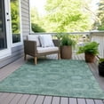 thumbnail image 3 of Dalyn Rugs Machine Washable Indoor/Outdoor Chantille Teal 5' x 7'6" Rug, 3 of 9