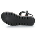 thumbnail image 4 of Fly London Womens Yefa Leather Textile Sandals, 4 of 4