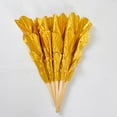 thumbnail image 4 of Airle Folding Fan Waterproof 3-layer Petals Bamboo Handle Handheld Chinese Yangge Dance Fan Performance Prop for Performance, 4 of 8