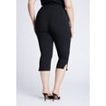 thumbnail image 3 of ELOQUII Women's Plus Size Slim Stretch Capri, 3 of 3
