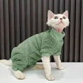 thumbnail image 4 of CIYISON Cat Sweatshirt for Small, Medium, Large Cats Christmas Coat Kitten Apparel Pullover Kitten Pajamas Cat Coat, 4 of 10