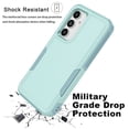 thumbnail image 4 of For Samsung Galaxy S23 FE Case, Dual Layer Shockproof Heavy Duty Cover, eBizWare Rugged Full Body Protection Military Grade Phone Case for Galaxy S23 FE - Mint Green, 4 of 8