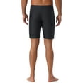 thumbnail image 3 of INSPIRAR CHIC Bañador de Hombre Trunk Verano Vacaciones Cintura Elástica Ajuste Regular Ropa de Entrenamiento de Natación Trunk 32 Negro Gris, 3 of 5