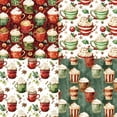 thumbnail image 2 of ZOUSSIQI 24 Sheets 6'' x 6'' Christmas Scrapbook Paper Cute Pattern One Sided Cardstock for DIY Card Making Decorative Paper (R2474) CA919-15001, 2 of 4