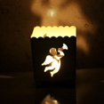 thumbnail image 4 of Decoración Navideña Europea Linterna Candebro de Hierro Luz de Té Candebro Linterna Decoración Del Hogar Regalos Baoblaze Candelabro de hierro forjado, 4 of 8