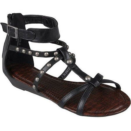 Brinley Co. Womens T-strap Gladiator Sandals