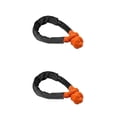 thumbnail image 1 of Sidaley Grillete con cubierta protectora Fuerte anillo de mosquetón Cuerda de tracción 38000lbs Cuerdas de remolque portátiles de Naranja 2piezas, 1 of 6