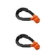 thumbnail image 1 of Sidaley Grillete con cubierta protectora Fuerte anillo de mosquetón Cuerda de tracción 38000lbs Cuerdas de remolque portátiles de Naranja 2piezas, 1 of 6