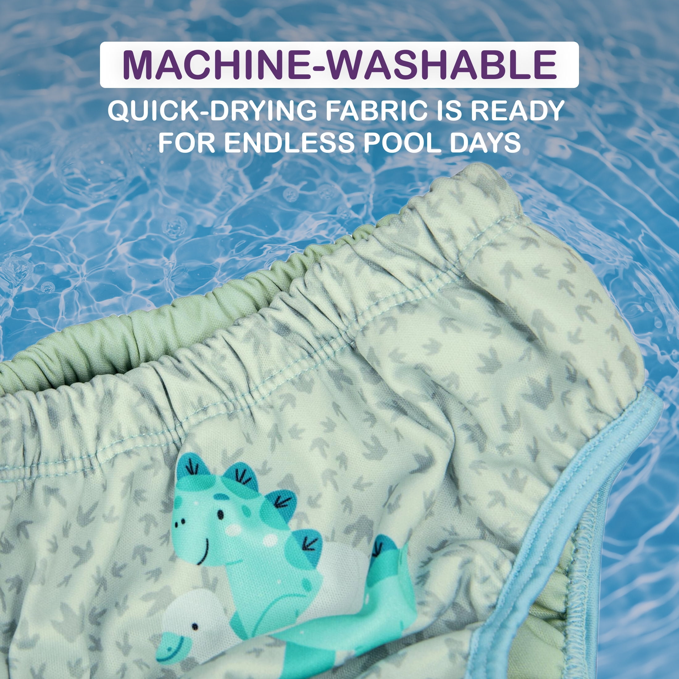 Puddle Jumper AquaStar Fabric Toddler Swim Training Diaper
