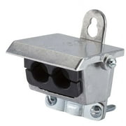 Oval Service Entrance Cable Cap Die Cast Aluminum Silver 3#8- #1 57499