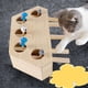 thumbnail image 3 of Juguete interactivo para gatos, juguete para cazar ratones, caja de madera para que los gatos jueguen y se diviertan. 5 agujeros, 3 of 8