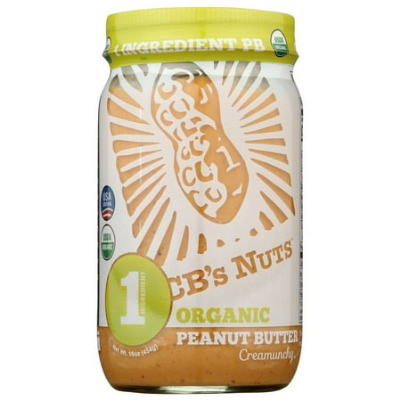 Cb’S Nuts Organic Peanut Butter, 16 Oz
