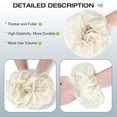 thumbnail image 3 of Messy Bun Beach Blonde Hair Piece Human Hair Blonde – Natural Soft Updo Look, Secure & Lightweight Hair Bun Extensions For Women, messy bun hair piece, 3 of 9