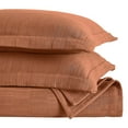 thumbnail image 4 of Superior Zenith Cotton Matelasse Bedspread Set, King, Burnt Orange, 4 of 7