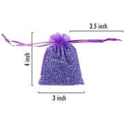 16Pc Lavender Sachets with Dried Lavender Buds, Closet Odor Absorber and Eliminator, Strongest Odor Eliminator, Moth Repellent for Closets, Home Fragrance Products for Drawers,