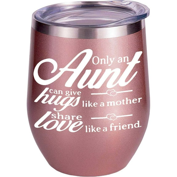 Aunt Gifts From Niece Funny Nephew Auntie Mothers Day New Baby Present Cup Mug Wine Glass