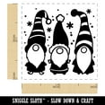 thumbnail image 2 of Christmas Gnome Trio Self-Inking Rubber Stamp Ink Stamper - Black Ink - Small 1 Inch, 2 of 7