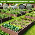 thumbnail image 4 of Ktinnead 30pcs Garden Hoops for Raised Beds, Greenhouse Hoops Kit Grow Tunnel, Rust-Free Fiberglass Garden Support Poles for Insect Mesh Netting Freeze Plant Cover, 4 of 8