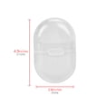 thumbnail image 5 of DODAMOUR 2 Pack Travel Soap Case, Portable Soap Container with Lid, Plastic Leakproof Bar Soap Holder Dish for Traveling, Camping, Gym, Bathroom (White, Blue), 5 of 6
