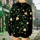 thumbnail image 3 of Crew Cuello Sudadera de Manga Larga de las Mujeres de San Patricio Día de Impresión Suéter, San Patricio Día Festivo Shamrock Top, 3 of 7
