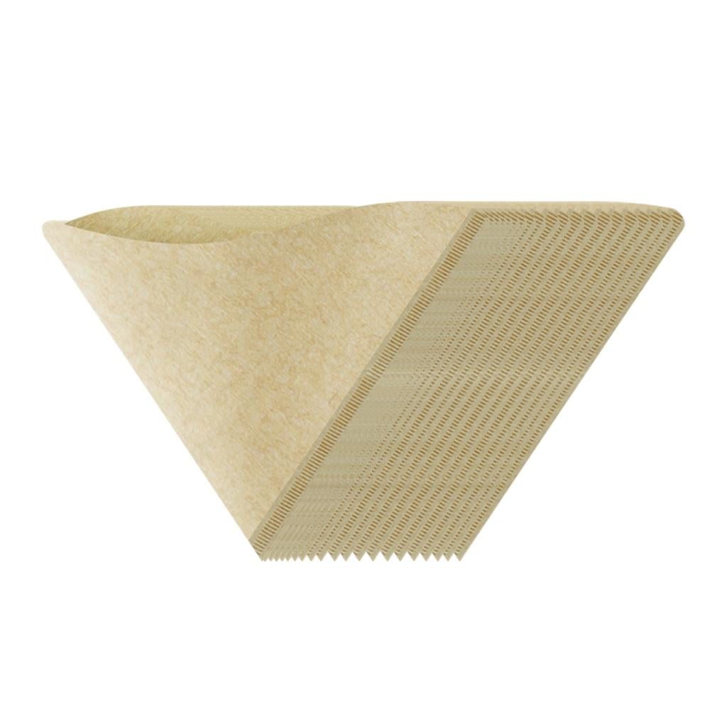 Natural Unbleached Coffee Filter Paper VShaped House Hold Paper Coffee