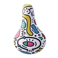 thumbnail image 2 of DYNWAVECA Children's Bicycle Saddle, Comfortable, Non-slip Replacement Saddle for Children's Bicycles, Shock-absorbing for Road And Outdoor Riding Colorful Mouth, 2 of 7