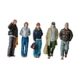 thumbnail image 2 of 5 figuras a escala 1/64 de personas de moda, figuras de colección masculinas y femeninas pintadas para maquetas de trenes, dioramas y decoración., 2 of 10