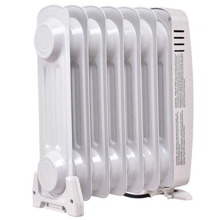 Topbuy 700W Mini Electric Oil Filled Radiator Portable Space Heater Safe  Room Heating Machine - Walmart.com