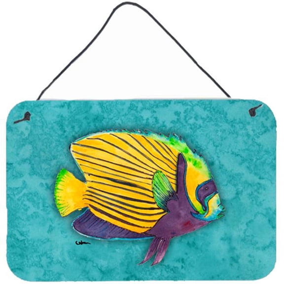 Fish Tropical Indoor Aluminium Metal Wall Or Door Hanging Prints
