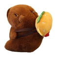 thumbnail image 3 of Carpincho de peluche, colgante de bolso de carpincho, colgante de carpincho coleccionable de dibujos animados para familia, adultos, niños, niñas, bolsa de hamburguesa, 3 of 8
