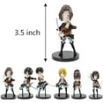 thumbnail image 2 of Figures 6pcs Japanese Anime Figure Set Home Office Desktop Decoration Action Figures Toy Gift for An, 2 of 5