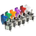 thumbnail image 4 of (Gift Of K) IP67 Waterproof Inline Cord Switch 12V DC 20A DPST 4 Pin 2 Position On/Off Outdoor with Green Light Rocker Button, Line Input and Output Both Sides DC, 4 of 5
