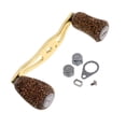 thumbnail image 3 of Fishing casting Reel Handle Rocker Arm Wooden Handle Knob Replacement DIY for S/ Reels, 3 of 6
