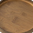 thumbnail image 3 of Sofá de madera Clip lateral Mesas Organizador Portátil Ahorro de espacio Plegable Simple a Circular Zulema bandeja de servir, 3 of 4
